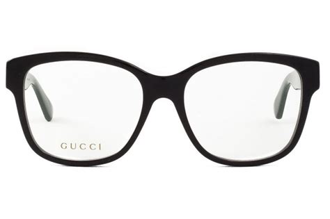 gucci avana asta nera bianca tartaruga vista|Gucci Gg0038on Occhiali da Vista donna vendita online.